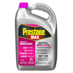 Nước làm mát Prestone màu hồng xe Audi, Porsche, Volkswagen,